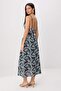 Petrol Brode Embroidered Cut Out Detailed Maxi Woven Dress Twoss26El00682 - 6