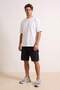 Black Regular Fit Denim Shorts & Bermuda Tmnss26Sr00031
