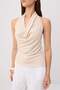 Stone Fitted/Body-Fitting Collar Backless Textured Knitted Blouse Twoss26Bz00368 - 3