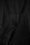 Black V-Neck Sleeveless Transparent Slim Ruffle Blouse Tdrss26Bz00100 - 6