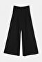 Black Wide-Leg Pleated Comfortable Flowy Pants Tdrss26Pl00054 - 4