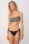Zebra Desenli Straplez Kaplı Bikini Üstü TBESS25BU00044 - 2