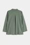Khaki Oversized Poplin Shirt Tctaw27Tg00004 - 7