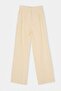 Yellow Beli Slim Belted and Elastic Wide Cut Blouse with Pants Two-Piece Set Tdrss26Au00057 - 8