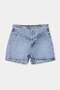 Blue Corset Waist Detailed Denim Shorts Tdrss26Sr00025 - 4