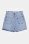 Blue Corset Waist Detailed Denim Shorts Tdrss26Sr00025 - 6