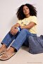 Mavi Yüksek Bel Comfort/Orta Esnek Straight Fit Denim Büyük Beden Jeans TBBSS24CJ00051 - 2