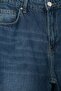 Premium Koyu Mavi DÖKÜMLÜ Yüksek Bel Barrel Jeans TWOAW27JE00089 - 8