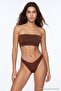 Brown-Powder 2-Pack Seamless Underwire-Free Covered Bandeu Knitted Bra Thmss25Su00010 - 2