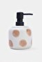 Polka Dot Patterned Porcelain Soap Dish Mustard Tphaw27Sbn00005 - 3