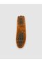 Tan Genuine Leather Lace-Up Casual Loafers (Moccasins) Women's Shoes - 7