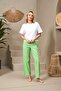 25121 Women's 100% Cotton Crew Neck Short Sleeve Pajama Set - 2