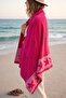 Cotton Collection Bukle Beach Towel Star Fuchsia - 2