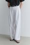 Straight Leg Trousers White - 3