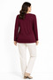 New Pattern Stone Embroidered Round Neck L Stretch Fabric Mother Combed Cotton Blouse 6670 - 6