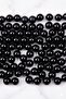 6 mm Solid Black Pearl Beads 25 gr (175-185 Pieces) - 3