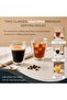 2PCS Double Wall Espresso Glass Cups 250ml, Clear Borosilicate Coffee & Milk Cups with Handle, DH607 - 7