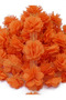 Chiffon Fabric Layered Floral Ribbon 2 Meters 24 Pieces, Decorative Ready-Made Flower, Hobby and Design Material - 2