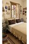 Pearl Beige Color Ruffled Bed Runner Set Double Size 3 Pieces (Bedspread Not Included) - 2