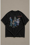 Unisex Gorillaz Printed T-shirt, Rock-Metal Music Printed T-shirt