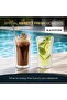 2PCS Double Wall Glass 400ml, Borosilicate Tall Glass For Hot & Cold Coffee, Americano & Latte Drinks, DG502 - 3