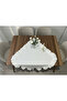 Ruffled Linen Runner Ruffled Fiskos Cover Ruffled Tablecloth 80 X 80 - 3