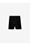 Bermuda Pique Fabric Pleated Waist Lace up Shorts - 3