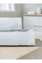 Cascade Towel Set Pack of 2 | Bath Towel 70x140cm & Hand Towel 50x90cm | 100% Cotton 750 GSM | White - 4