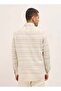 Men's White Horizontal Stripe Slim Fit Casual Shirt for Every Occasion - 3