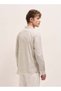 Men's Beige with White Vertical Stripe Slim Fit Casual Shirt for Every Occasion - 3