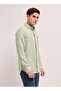Men's Pista green Solid Slim Fit Casual Shirt for Every Occasion - 3