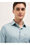 Men's Light Blue Tailored Fit Solid Formal Shirt for Every Occasion - 5