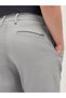 APETIA Light Grey Straight Fit Casual Trousers with Contrast Striped Waistband - 3
