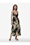 Embroidered Floral Black Women's Dress 6Sak80053Ew - 2