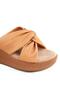 Orthopedix Budka Genuine Leather Wedge Heeled Women's Slippers 33264 - 3