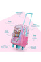 Set of 5 Trolley 17" School Bag Combo - Butterfly Mint - 3