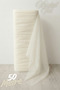 Off-White Crystal Tulle Length 50 Mt Most Stable 3 Mt Engagement Henna, Wedding, Bundle, Door Birth Party Decoration