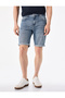 Cotton Regular Waist Pocket Slim Fit Jean Shorts - 3