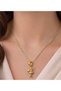 Ballerina Heart Detailed Elegant Charming 316L Steel Necklace