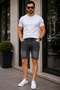 Men's Denim Shorts Slim Fit Jean Shorts - C342 - 6