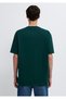 Seal Logo Embroidered Green T-Shirt Loose Fit / Comfortable Loose Cut 0613436-85173 - 5