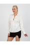 Cream Premium Polycotton Women's Shirt