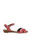 Fuchsia Leather Women's Sandals 01Wn3808
