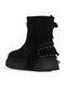Black Suede Women's Wedge Heeled Boots 30Wb24549 - 4