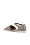 Silver Leather Women's Flat Sandals 01Wa3006 - 4