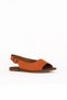 Orange Alf Suede Women's Flat Sandals 01Wa5709 - 2