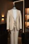 Exclusive drawstring sportswear suit beige - 5