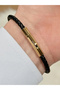 Yellow Steel Leather Men's Bracelet Frj10190A-B 2-Year Warranty Gift Boxed - 2