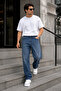 Leon High Waist Loose Cut Men's Jeans - Baggy Fit C352 - 5