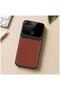 Huawei Y7 Prime 2018 Compatible Case Lens Leather Case Brown - 4